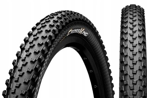 Opona rowerowa Continental cross king 27.5x2.00 czarna drut 650g