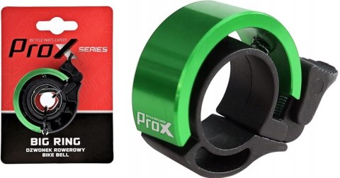 Dzwonek rowerowy PROX big l02 l02 limonka aluminiowy