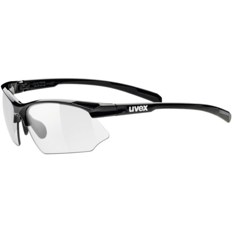 Okulary rowerowe UVEX Sportstyle 802 Variomatic czarny