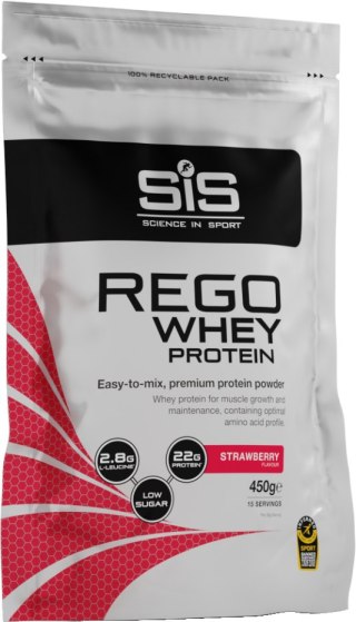 SIS Rego Whey Strawberry Powder 450g