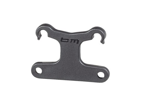Light Part Busch & Muller 427SH Saddle Rail Mount 50mm Black
