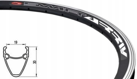 Obręcz 26" 36H VB STARS J19DG 19x30 BK