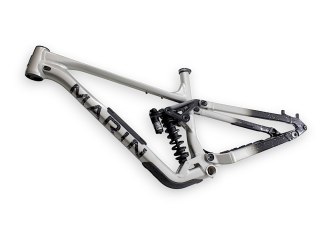 ZESTAW RAMY ROWERU ALPINE TRAIL SREBRNY/CZARNY 29" XL