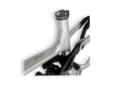 ZESTAW RAMY ROWERU ALPINE TRAIL SREBRNY/CZARNY 29" XL