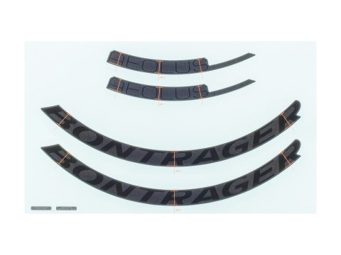 Decal Bontrager Aeolus Elite 50 Black/Black