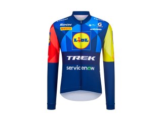 Jersey Santini Trek Race Long Sleeve X-Large Blue/Yellow