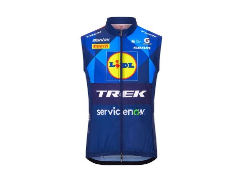 Vest Santini Trek Windshell X-Small Blue/Yellow