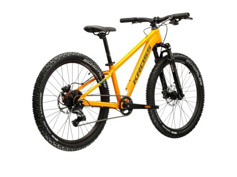 Kross Level JR. 4.0 24" Pomarańczowy Zielony Połysk 2026