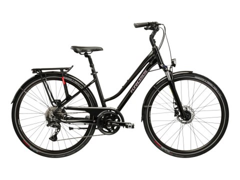Kross Trans 7.0 Damski Czarny Różowy Połysk 2026 (L)