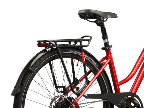 Kross Trans 5.0 Damski Czerwony Srebrny Połysk 2026 (L)