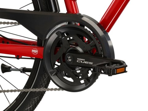 Kross Trans 5.0 Damski Czerwony Srebrny Połysk 2026 (L)