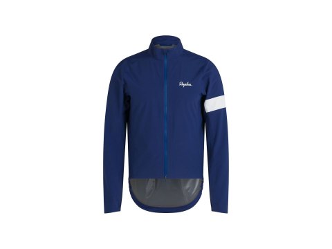 Jacket Rapha Core Rain Large Medieval Blue/White Alyssum