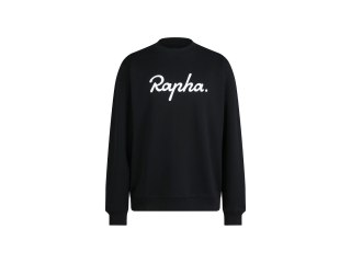Shirt Rapha Logo Heavyweight Sweatshirt X-Small Black/White