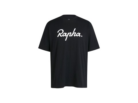Shirt Rapha Logo Tee Small Black/White