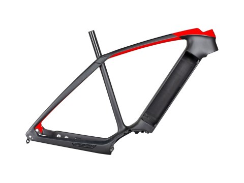 Domane + F/S 58 Matte Black/Gloss Red