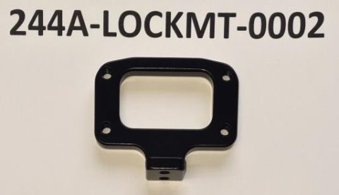 Części elektryczne e-Bike LOCK BRACKET ATT ANODIZE GLOSS ALLOY BLACK 24 FATHOM/ LURRA E V1