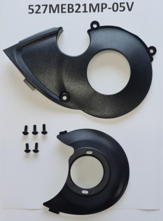 Części elektryczne e-Bike Protection Cover set L&R Frame-Motor BLK(M) w/Bolt for Fathom E+/Vall E+