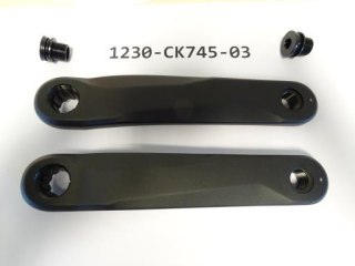Mechanizm korbowy FSA CK-745/IS Black 170mm AL6061/T6 IS W/O Logo ML054x2 (K0487B0019E400)