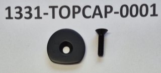 Miska sterów D-Shape TOP CAP CARBON 35.2 BLK W/BOLT WO/LOGO WO/STARNUT