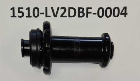Piasta przednia LV2DBF 24HX100/Ø12mm BLK DB CL WO/Thru Axle W/MY21 GIANT LOGO