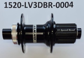 Piasta tylna LV3DBR 24HX142/Ø12mm 11-Spd CL BLK W/MY23 GIANT LOGO