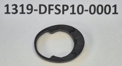 Podkładka sterów DFSP10 32 49.5 10 PLASTIC BLK SPACER F+R 2PCS