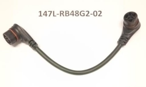 Przewód elektryczny Discharge Cable Range Extender To On Board Charge Port 48V Cable 185MM SG 2.0 System (HMI 2.0)