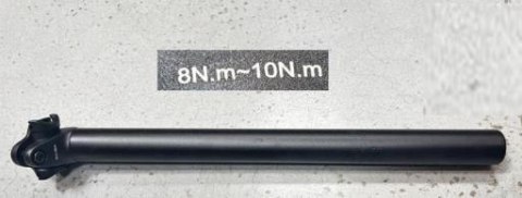 Sztyca SP371 ALLOY 30.9 400 SB BLK W/25MM BLACK BOLT