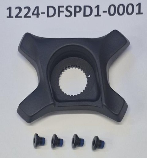 Tarcza mechanizmu DFSPD1 Spider 1X Chainring BCD:107 BLK W/4PCS M8 Bolts