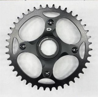 Tarcza mechanizmu EP01A-YAV03-D0-C50 BCD:104 CL50 ALLOY ANODIZE SAND BLK CHAINRING:PS02NS T42 11S BLK