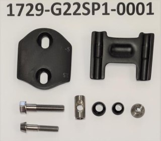 Zacisk siodła G22SP1 TITANIUM SAND BLK Sil WITH BOLT