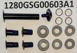 Elementy zawieszenia GSG006 ARM BOLT SET JY001C/TI BLK(8+10+11)
