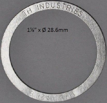 Podkładka sterów Shim for Headset MW006 OD34.5xID28.6x0.2mm for 1-1/8" x Ø28.6 ST CP