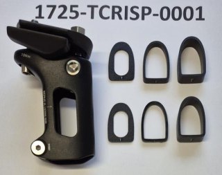 Zacisk siodła TCR ISP CLAMP REGULAR ALLOY BLK W/BOLT W/CARBON CAP MY25 TCR