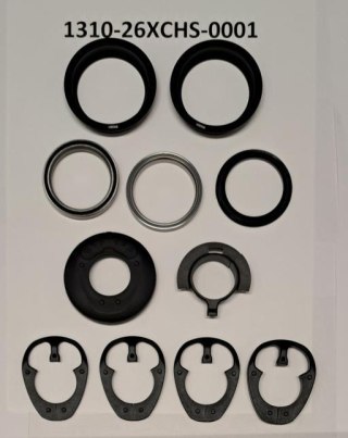 Stery HS-GT-02 28.6/62/55.9/55.9/62/39.78 H:36.7 BLK W/SPACER (1x3MM/2x5MM/1x10MM) W/CROWN RACE