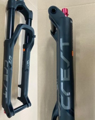 Widelec serw. Aluminiowy CREST SL 34-BOOST RCL 29" 1.125-1.5X245.5 AL T140MM PM180 00D C/F:YS727 MATT,W/15X110MM, TA AXLE, W/DEC
