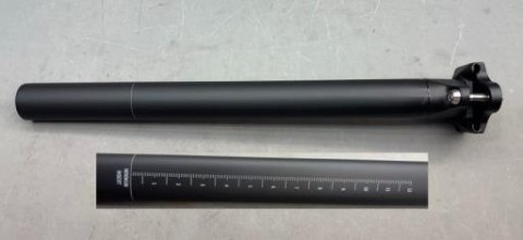 Sztyca G23SP2 D-fuse 25.4×30.4×L350 Caron Smoke Matte (Laser Engraved)