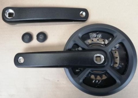 Tarcza mechanizmu TM-CY01,22x36T(7S/8S)*175mm,STEEL CHAIN RING IN BED, ALLOY CRANK BLK,PLASTIC CHAINGUARD IN BLACK,W