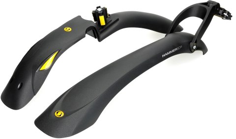 Błotniki 24-29" / SIMPLA HAMMER PRO czarny/żółty