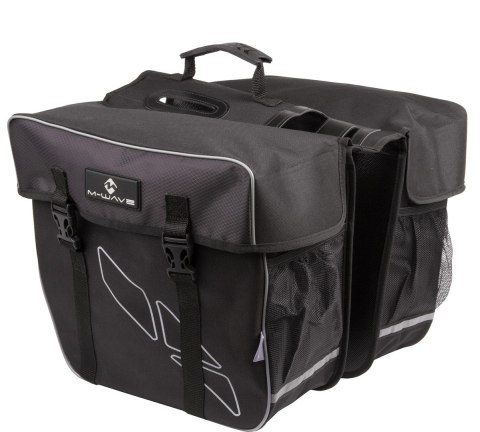 Sakwa na bagażnik M-WAVE Amsterdam Double 30L / BK